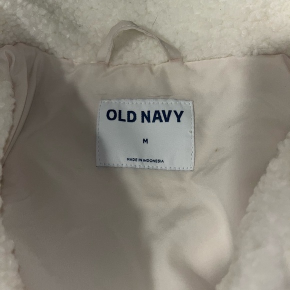 Old Navy Sherpa Jacket, Size Medium - Picture 2 of 2